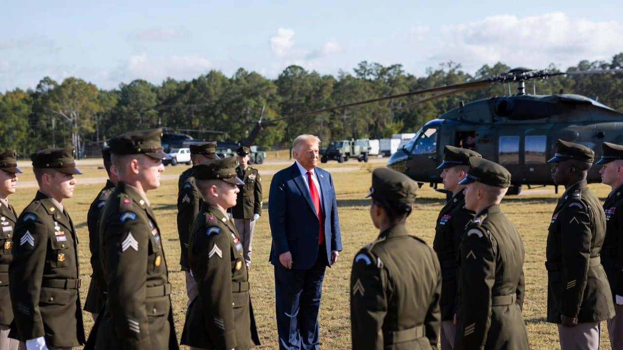 Fort Bragg Back In The Headlines As Trump Visits Troops