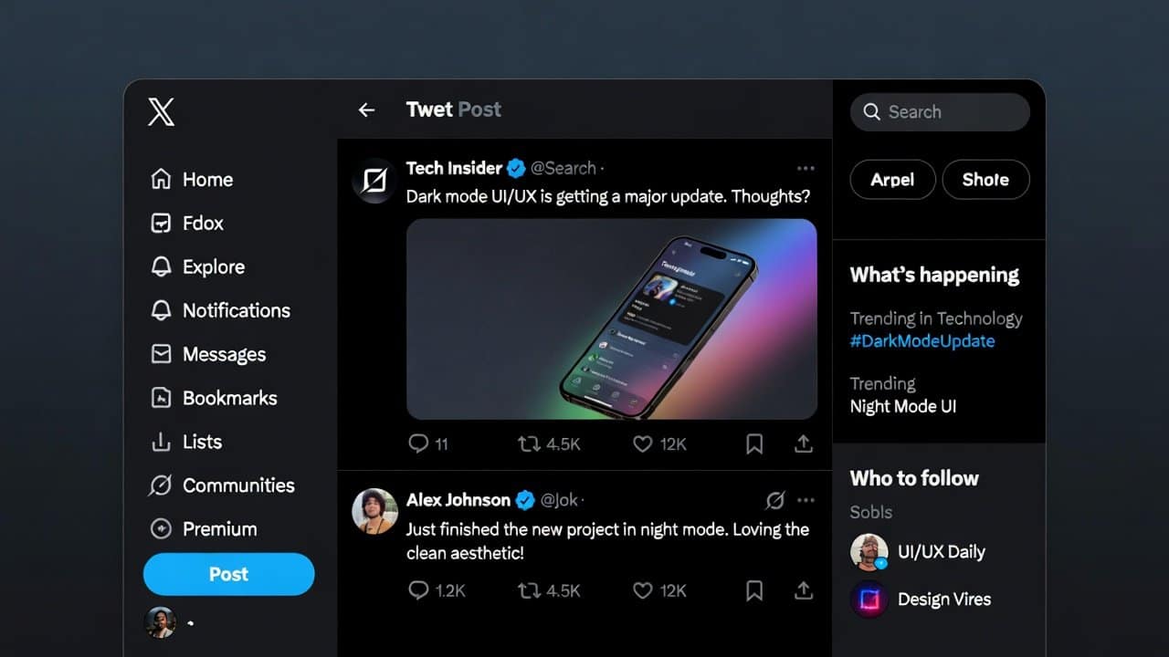 Dark Mode Twitter