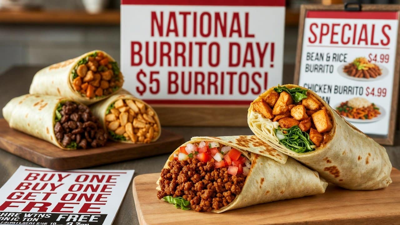 National Burrito Day Deals You Can Use on April 2, 2026