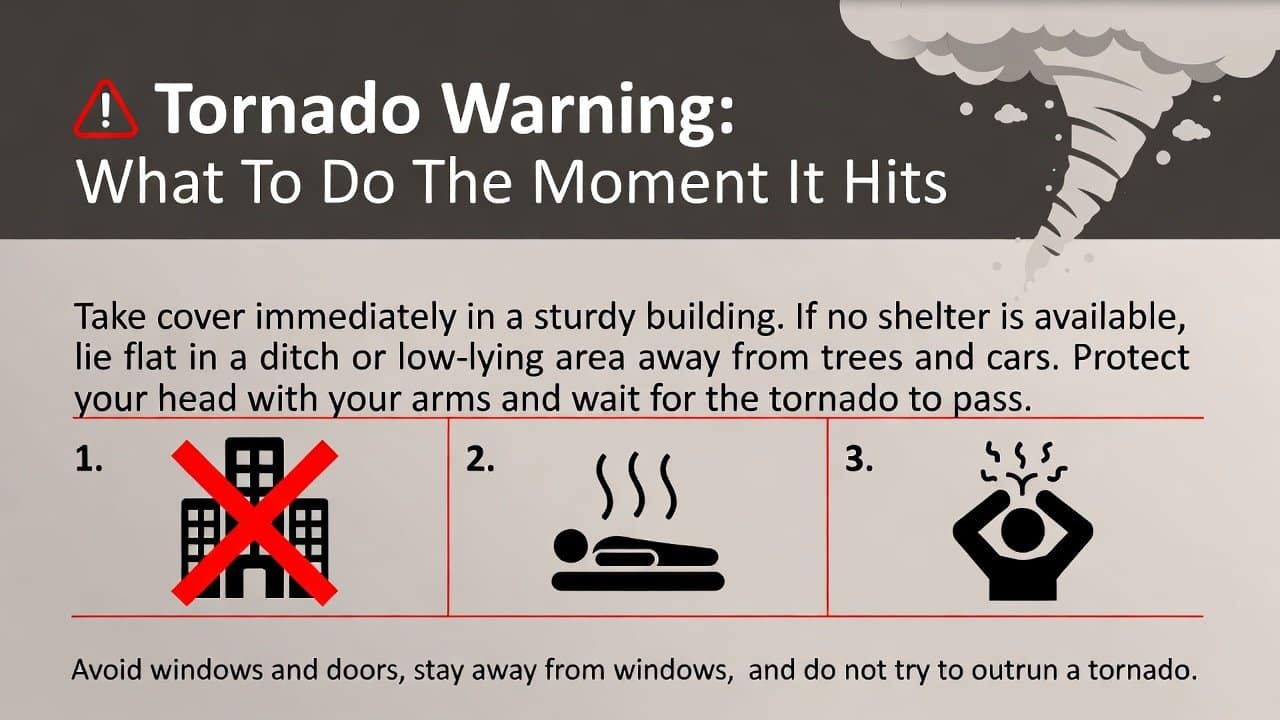 Tornado Warning Safety Guide What To Do The Moment It Hits