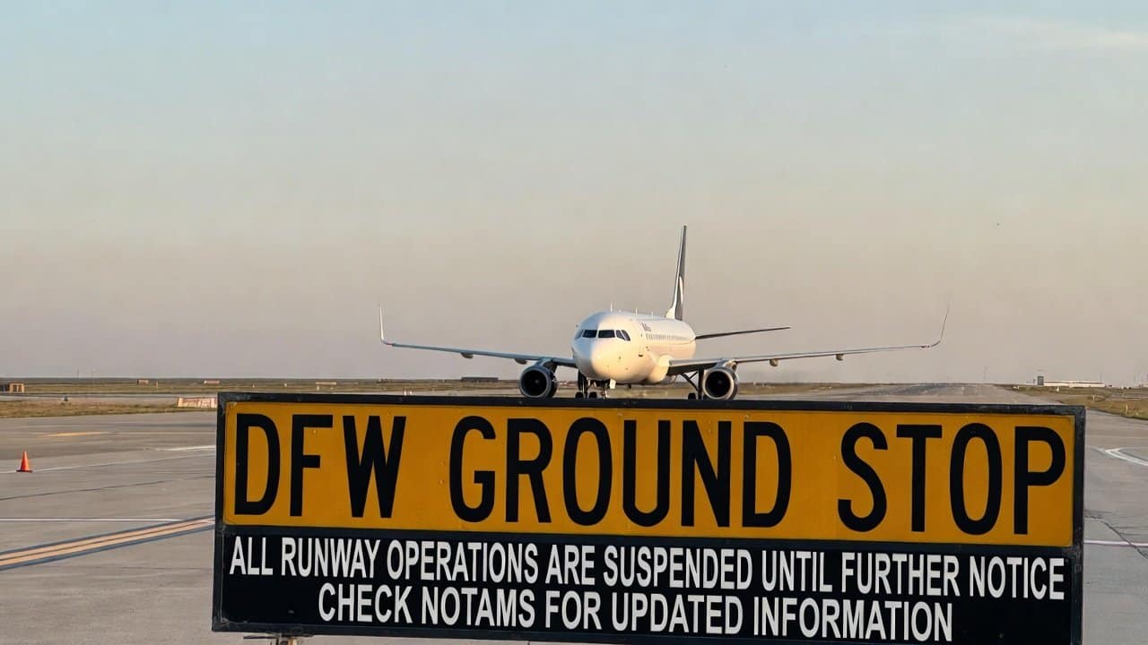 DFW Ground Stop Update