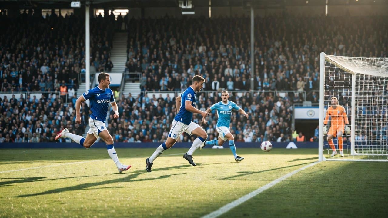 Everton vs Man City Thriller