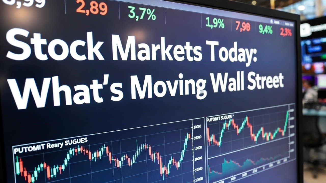 Stock Markets Today What’s Moving Wall Street
