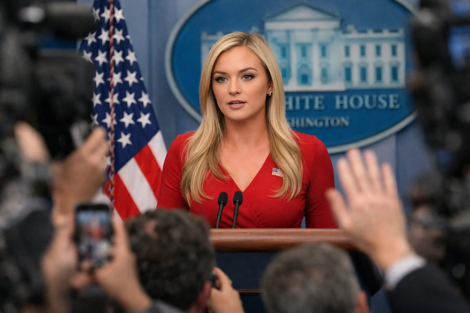 Karoline Leavitt Becomes a Key Focus After Latest Press Briefing