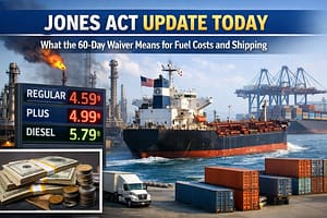 Jones Act Update Today What the 60-Day Waiver Means for Fuel Costs and Shipping
